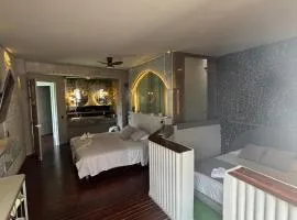 Habitacion en Guatape con mirador lateral privado