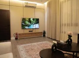 شقة فندقية Luxury accommodation with a room, lounge and smart entrance