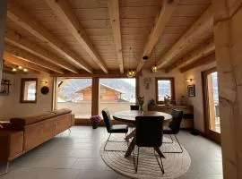 Chalet Saint-Pierre jacuzzi vue montagne neuf