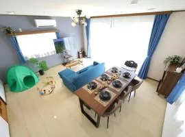 The Bluebird House Kujukuri Private House 4 Queen Beds Max 8 Guests Free BBQ & Free 3 Bikes