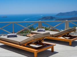 Santo Blue Santorini Caldera View Luxury Houses, hotel in Megalokhori