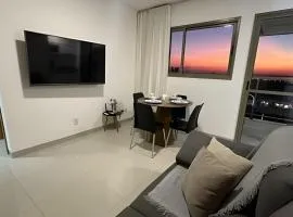 Vista Deslumbrante para o Lago | flat cama king