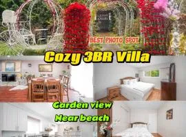 Dreamy Garden Arch Spot Cozy 3Bedroom Villa near the Beach