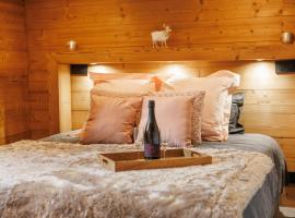 Au Chalet Le Péry, vue sur le Mont de Grange, viešbutis mieste Abondansas