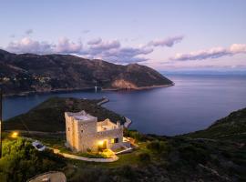 Taenarioum Antico - Mani Stone Tower with Sea View, hotel a Páliros