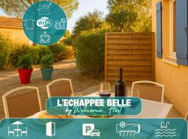 L’Échappée Belle, 4pers piscine à Calvisson, hotel en Calvisson