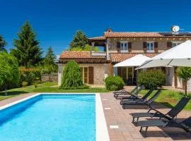 Rustic villa Stancija Martina with pool in Tinjan
