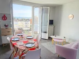 Appartement calme, 2 chambres, balcon & vue dégagée