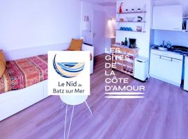 LE NID DE BATZ SUR MER-Studio-Les Gîtes de la Côte d'Amour, hotel in Batz-sur-Mer