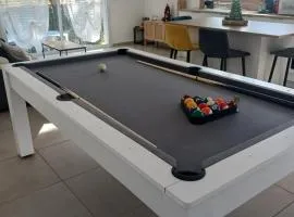 Villa L'Eden des Aspres T4 plain pied avec Jardin, terrasse & billard