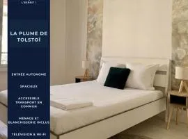 La Plume de Tolstoï - Calme, Wifi, TV connectée