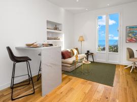 Bord de mer - Beau 2 pièces rénové - Parking - EX, hotell i Èze