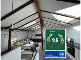 GLEIS 13 - THE LOFT im ehemaligen Lokschuppen, hotel v destinaci Bückeburg