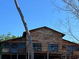 Chalet 150m2 beach front with pool