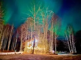 Riverfront, Authentic, Luxury Log Cabin-Bison