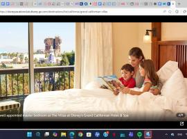 Deluxe Studio Dec 21 to 25 at Disney's Grand California Hotel & Spa, hotel in Anaheim