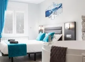 Jacuzzi Terraza vistas panoramicas a Grandvalira AndBnB