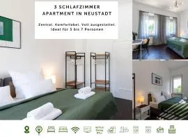 Zentral gelegenes 3 Schlafzimmer - Apartment mit Einzelbetten bis 7 Personen