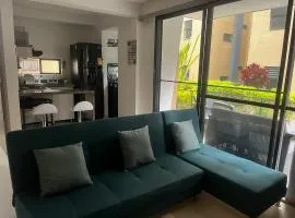 Modern apartment surrounded by nature