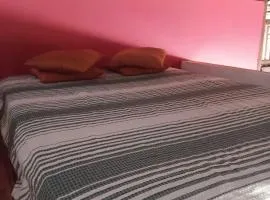 Chalé pé na areia e vista Mar