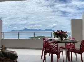 Flamboyant Punaauia, luxury apartment with splendid ocean view
