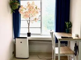 1min from station Hokusai and 2F nice view 2DK 30min from Tokyo station convenience store 30sec onsen 10min Haneda 55min