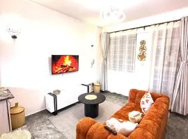 Cozy Burnt-Orange 1-Bedroom Apartment