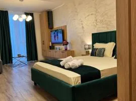 SHoliday Sky Panoramic Apartment New Building Private Parking