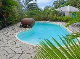 Villa Fleurs d'Air en côte sous le vent