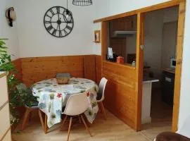 Appartement cosy de 50m2, 2 chambres avec terrasse, plein centre d'Ax-les-Thermes