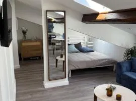 Cocon lumineux sous les toits de Nice