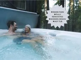 Rare Stay Inside Yosemite NP w Hot Tub, AC, WiFi