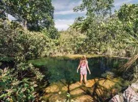 Casa com piscina Natural e vista panorâmica
