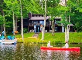 Lakefront Hot Tub Canoes Game Room Wood FP