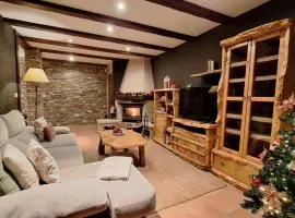 Chalet Rural Toñita 400 m playa piscina barbacoa chimenea