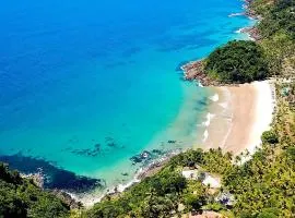 Sua família em praia privativa com conforto e tranquilidade