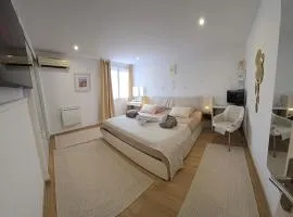 La Demeure du Soleil T2 cosy, Clim,Wifi, Castillet 15 min, parking facile