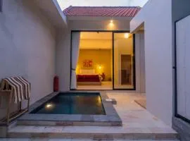 V3-1BR villas with private pool -and jungle view close to the beach - restaurant