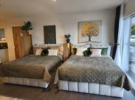 Studio Quiet neighbourhood in Bulle with Terrace, Free Parking, Fitness, Mountain View