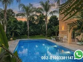 Royal Mansion with private pool in sheikh zayed Compound families