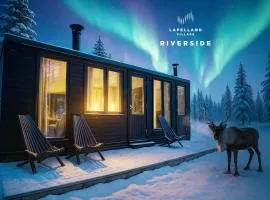 Lapland Landscape Cabin with Nature View, Sauna, Fireplace & Kitchen, Ylläs, Äkäslompolo, Riverside Village