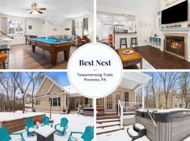 Hot Tub Game Room Spacious Close to Skiing，Towamensing Trails的飯店