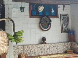 Casa na mata ceu iluminado