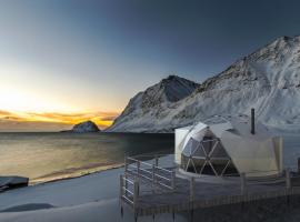 Quinzee Nupen - Pure & Private Retreat, glamping site in Utstrand