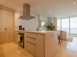 Modern apt with 2 BR BBQ and views