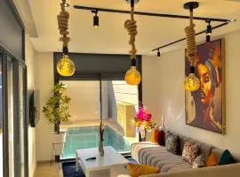 Villa 2 Évasion Urbaine, 3 Chambres, à 20 min de Rabat