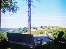 Ferienhaus VILLA ZAUBERBLICK am Rennsteig Frankenwald FREISTEHEND naturnah HUNDEFREUNDLICH eingezäunt