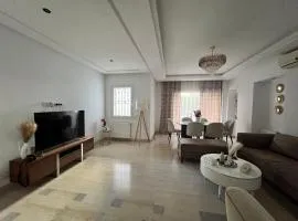 High standing 3-bedroom apartment in La Marsa terrace et parking
