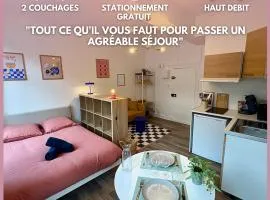 Studio Pop pour 2 Pers Stationnement Gratuit