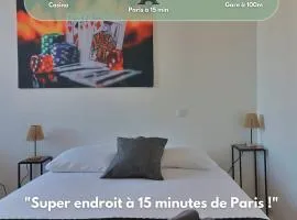 SC5 - Studio Cosy - Enghien Gare - Lac et Casino à pied